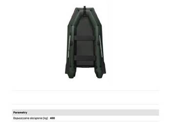 Nowy ponton motorowy NawiPoland MP300 BIG zielony