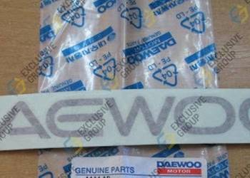 Emblemat Logo Naklejka DAEWOO Tico  CIEMNY czarny klapa bagażnika