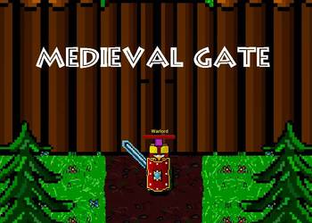 Medieval gate 2D RPG