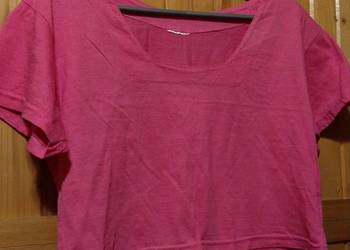 Różowy crop top M L XL wysyłka