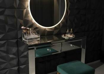 Nowoczesna Konsola Lustrzana Toaletka – Lustro Fazowane