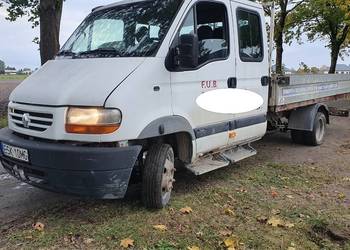 Renault Mascott 2,8DCI 2003r skrzyniowy blizniak doka kat.B 3,5DMC hak