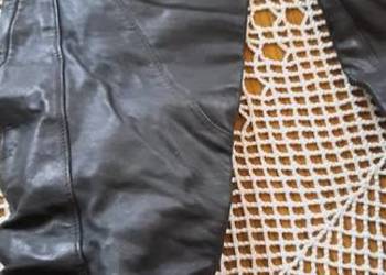 Skórzane buty z długą cholewką