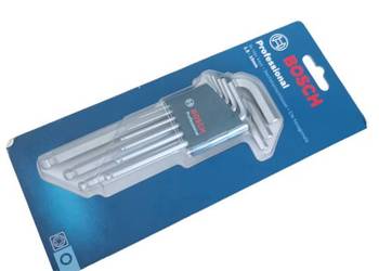BOSCH Zestaw kluczy imbusowych HEX 1.5-10mm 9szt. 1600A01TH5 od LOMBARDi