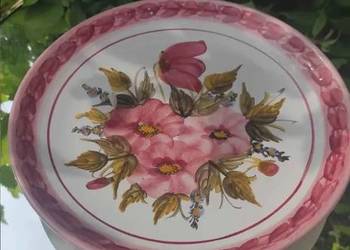 DUŻA OZDOBNA PATERA DEKORACYJNA 
RECZNIE MALOWANA 
31 cm  śr DUŻA OZDOBNA PATERA DEKORACYJNA 
RECZNIE MALOWANA 
31 cm  śr