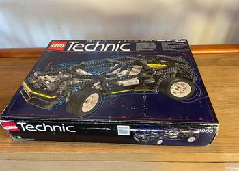 Lego Technic 8880 Super Car 1994 pudełko instrukcja kompletny mix