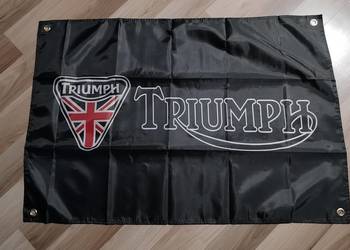 Baner plakat materiałowy 90x60cm Harley Davidson benelli DKW Triumph Derbi