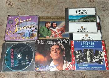 13 sztuk Płyty CD - Bocelli Chopin Vivaldi Pavaroti Strauss Domingo Blues