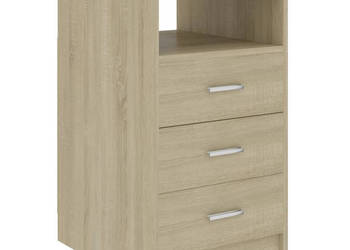 Komoda dąb sonoma 40x50x76 cm materiał drewnopochodny WM-801808