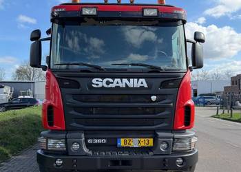 Scania  G 360 wywrotka 6x6 z dzwigiem