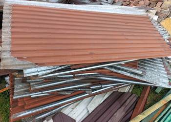 Blacha z demontażu 350 m² Lata 90-te gruba solidna pancerna stal + gratis