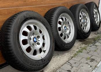 Alufelgi BMW 15”  6,5Jx15H2 Rozstaw śrub 5x120 Opona zimowa M+S 195/65R15