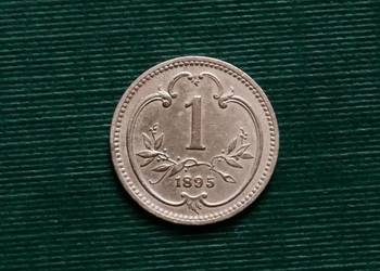 AUSTRIA - 1 halerz, 1895r