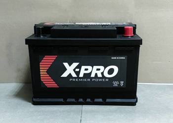 535x239x597 Akumulator X-PRO 74Ah 680A EN wysoki Prawy Plus