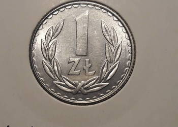 1 złoty 1988 r. nr 1. - mennicze