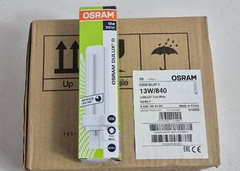 ZESTAW 10x Świetlówka OSRAM DULUX D 13W/840 G24d-1 – NOWE