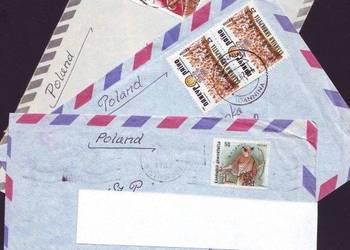 Kop. z koresp. filat. Grecja - Polska  3 szt.