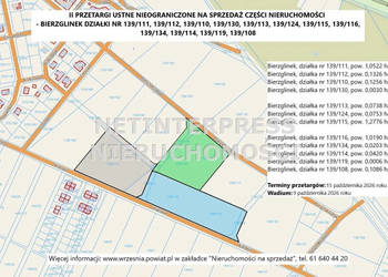 Działkę sprzedam Września 13134m2