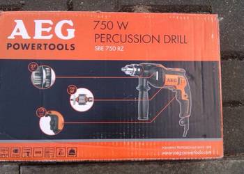 Nowa wiertarka udarowa 750W SBE 750 RZ AEG PowerTools
