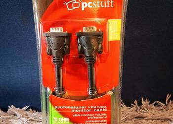 Nowy Kabel D-Sub Wersja PRO 3 m RCA / Thomson do Monitora TV PC