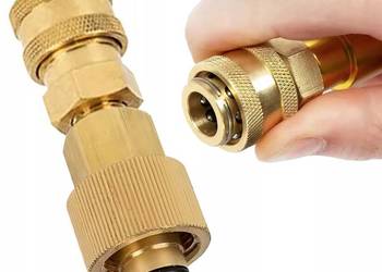 Adapter Mosiężny TR22 do Myjek Karcher HD HDS | Szybkozłącze 1/4"