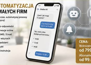 Automatyzacja AI dla Firm | Chatbot, Rezerwacje, Powiadomienia