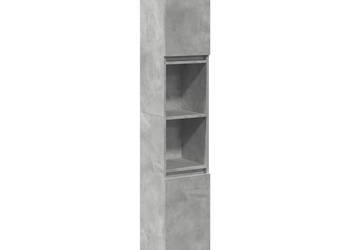 Szafka łazienkowa szarość betonu 30x30x190 cm WM-857198