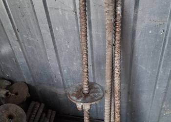 Ściąg gwintowany DW15, ankra szalunkowa zestaw z dwiema nakrętkami