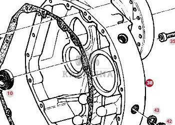 Fendt Favorit 514 Obudowa Osi CZĘŚCI 524101150190