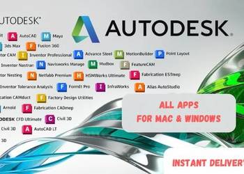 Autodesk Aplikacje  Windows& Mac 2025 Oryginał