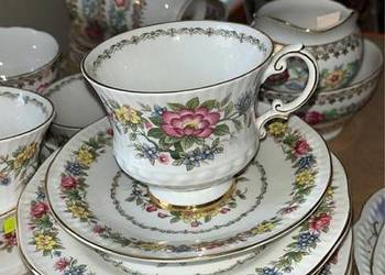 Filiżanka z talerzykiem dese Jamarin.Elizabethan. England.