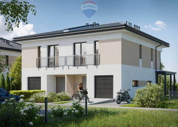 Nowoczesny dom bliźniak w Łazach bez PCC Nowoczesny dom bliźniak w Łazach bez PCC