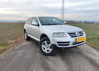 VW Touareg 2.5 TDI 174KM 2003r Manual 4x4 Bez pneumatyki ZAMIANA