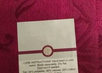 Podkładki na stół materiałowe bordowe nowe żakardowe komplet 6 sztuk