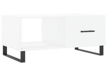 Stolik kawowy biały 90x50x40 cm materiał drewnopochodny WM-829236