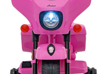 Autko motor MOTOREK CHOPPER INDIAN na akumulator trójkołowy dla dzieci