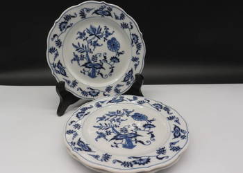 Zestaw 3 Talerzyków Deserowych BLUE DANUBE Vintage 1951-1976 Wzór Cebulowy