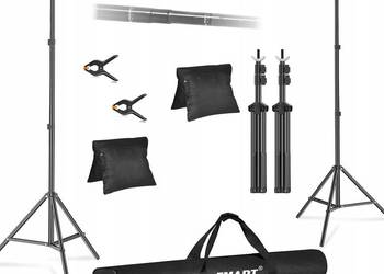 Emart stojak na tło fotograficzne 260x304cm składane + torba + 2 worki