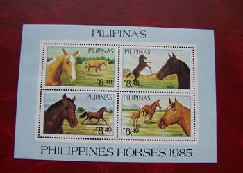 Filipiny 1989 MNH Fauna Konie  a