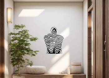 OZDOBNA NAKLEJKA 3d NA ŚCIANĘ 60cm X 45cm BEZ TŁA 10084