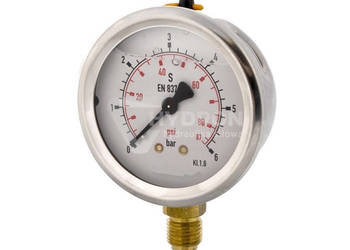 Manometr dolny MG1-100 25 bar gwint 1/2"