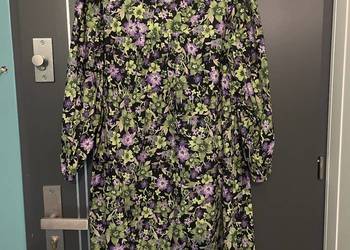 Coop sukienka modny wzór kwiaty kwiecista bawełna hit roz.42