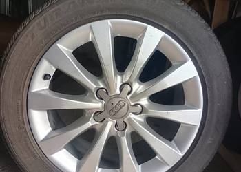 Sprzedam alufelgi 17 z oponami letnimi do audi 5x112