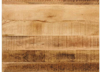 Blat stołu z naturalną krawędzią 40x40x25 cm drewno mango WM-370654