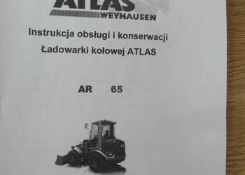dtr instrukcja obsługi ładowarka atlas ar65 i inne
