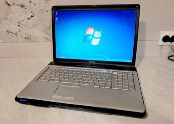 Duży laptop dwurdzeniowy z dyskiem hdd 500gb bateria działa, brak zasilacza