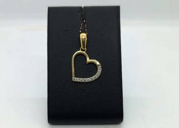 Złota zawieszka próby 585 - 1,08g (serduszko)