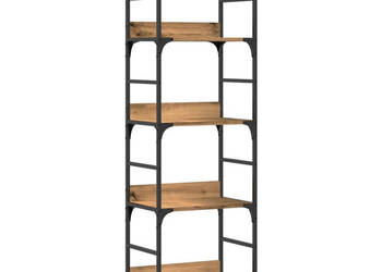 Regał dąb artisan 50x33x153 cm materiał drewnopochodny WM-857469