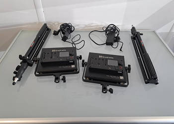 Panele LED Quadralite Thea 300 RGB PRO x2 Statywy + torby [8708]