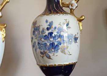 Amfora Royal  Dux Czechoslovacia. Ręcznie malowana złot